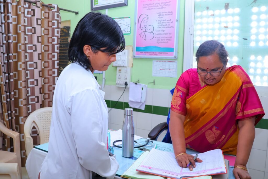 ప్రాథమిక ఆరోగ్య కేంద్రాన్ని జిల్లా కలెక్టర్ కె హైమావతి ఆకస్మిక తనకి…