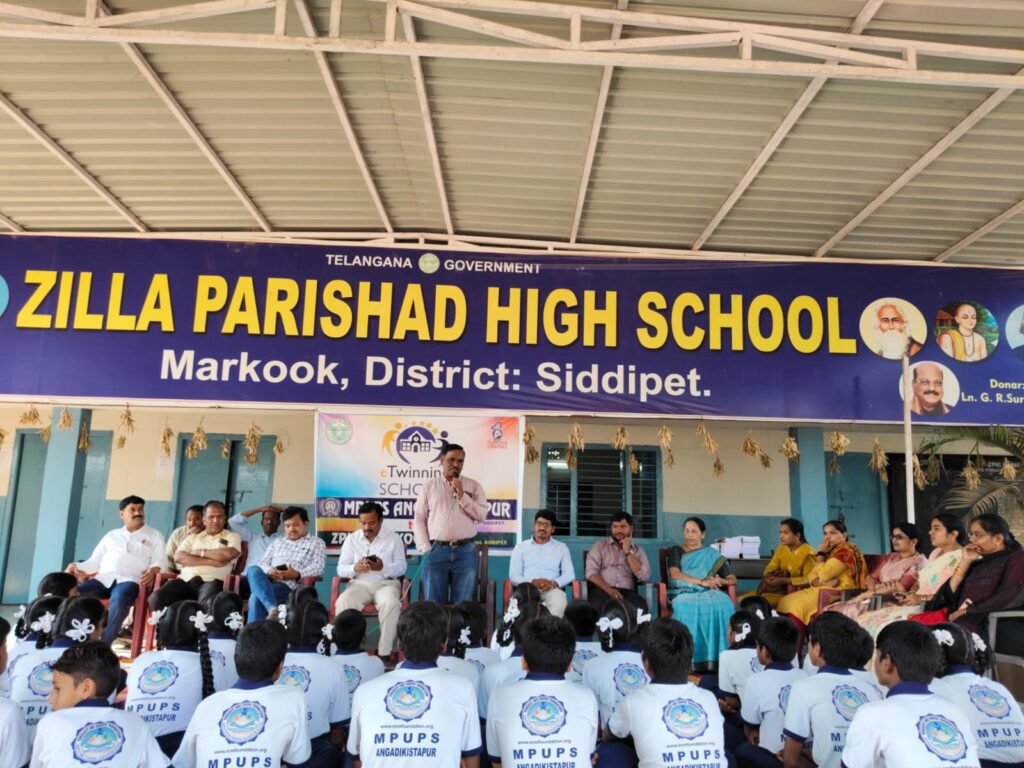 ట్విన్నింగ్ స్కూల్ విజిట్‌తో విద్యలో కొత్త దిశగా అడుగులు – మండల విద్యాధికారి వెంకటరాములు….