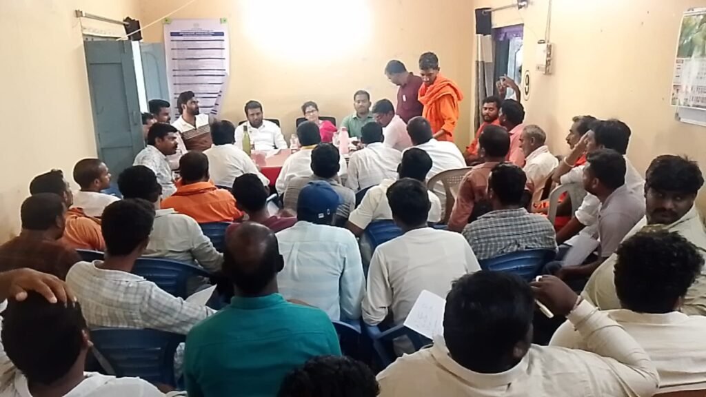 రాజారాంపల్లి వారసంత వేలం పూర్తి