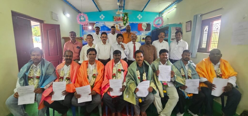 *చిలుకూరు మండల  పాస్టర్ ఫెలోషిప్ నూతన కమిటీ ఏర్పాటు*