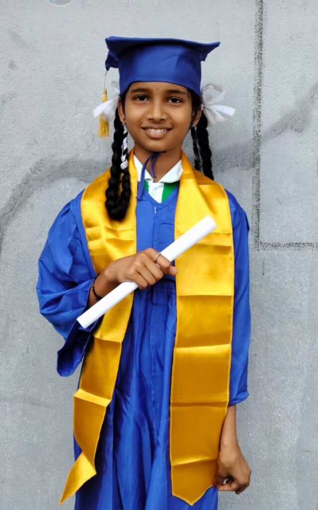 ఎస్ ఎస్ వి విద్యాలయ విద్యార్థిని తేజశ్రీకి జవహర్ నవోదయాలో సీటు.