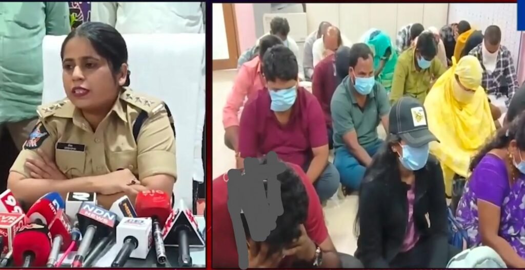 నెల్లూరు లో భారీ స్థాయిలో వ్యభిచారం నిర్వహిస్తున్న ముఠా ను అరెస్ట్ చేసిన పోలీసులు