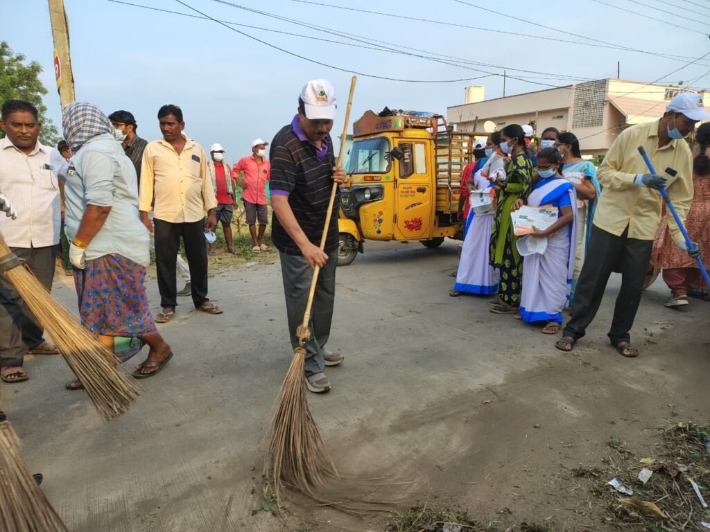 స్వర్ణాంధ్ర – స్వచ్ఛాంధ్ర” విజన్ సాధనలో మంగళగిరిని ముందంజ లో నిలిపే విదంగా చర్యలు.  •మంత్రి శ్రీ నారా లోకేష్