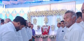 ధర్మపత్ని సులోచనమ్మ గారి పెద్ద కర్మ కార్యక్రమంలో ఈరోజు నా మాతృమూర్తి శ్రీమతి కే. విజయమ్మ