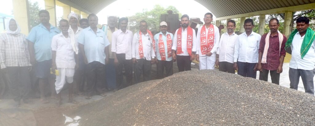 పొద్దుతిరుగుడు పంట కొనుగోలు వెంటనే ప్రారంభించాలి    సీపీఎం మండల కార్యదర్శి తిప్పారపు శ్రీనివాస్  బెజ్జంకి