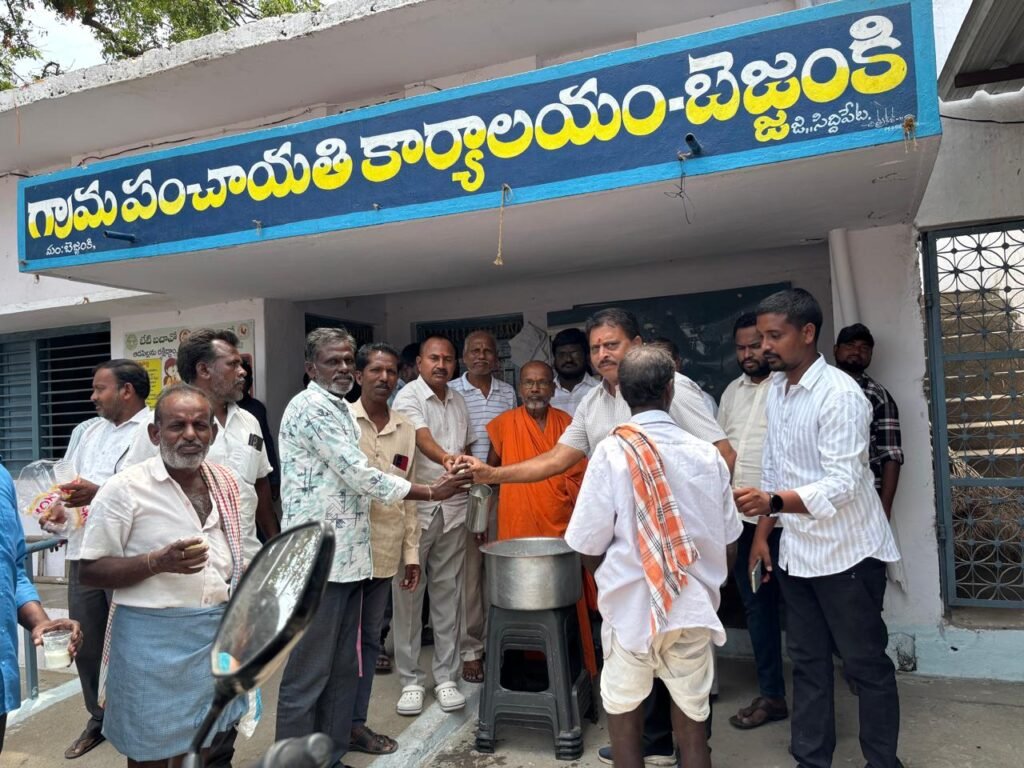 శివ భక్త మార్కండేయ పద్మశాలి సంఘం ఆధ్వర్యంలో మజ్జిగ వితరణ