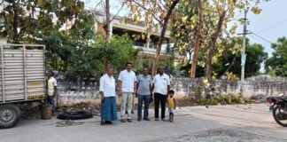 ఘనపూర్లో త్రి ఫేజ్ విద్యుత్ సౌకర్యం ఏర్పాటుకు తోడ్పడిన వేముల మహేష్ గౌడ్