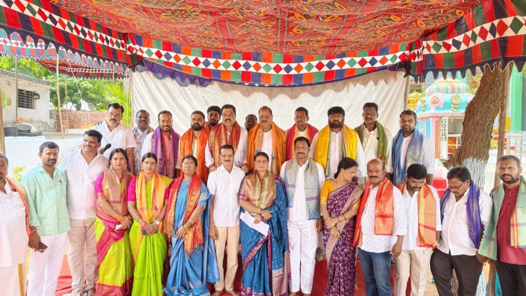 యంనంపేట్‌లో దేవాలయ నూతన కమిటీ సభ్యుల ప్రమాణ స్వీకారం