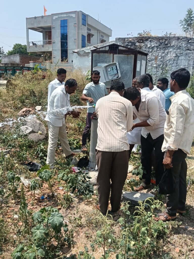 మన్మర్రి గ్రామంలో తాగునీటి సమస్యకు పరిష్కారం – 3 హెచ్‌పీ మోటార్ ఏర్పాటు
