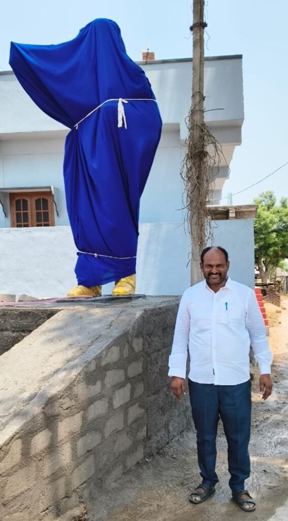 కొత్తపేటలో రేపు సర్పంచ్ మహేందర్ రెడ్డి ఆధ్వర్యంలో అంబేద్కర్ విగ్రహ ఆవిష్కరణ