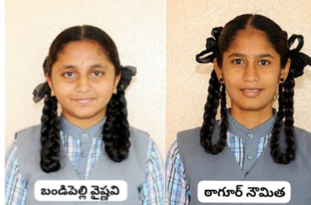 సెయింట్ విన్సెంట్ పాఠశాల 10వ ఫలితాల్లో అద్భుత విజయగాథ వైష్ణవి 577 మార్కులతో మండల టాప్