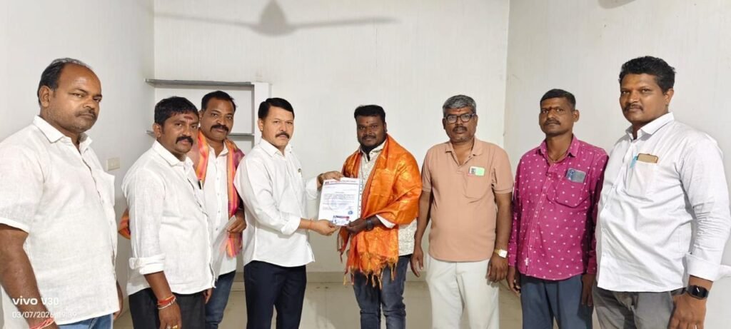 నేషనల్ హ్యూమన్ రైట్స్ అండ్ సోషల్ జస్టిస్ కమిషన్ అబ్దుల్లాపూర్ మెట్ మండల ప్రెసిడెంట్ గా పరంధ ప్రవీణ్