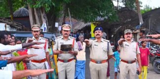 గంజాయి,ఇతర మత్తు పదార్థాల నిర్మూలనే లక్ష్యంగా తెనాలి సబ్ డివిజన్ పరిధిలో కార్డన్ అండ్ సెర్చ్ ఆపరేషన్ నిర్వహణ,