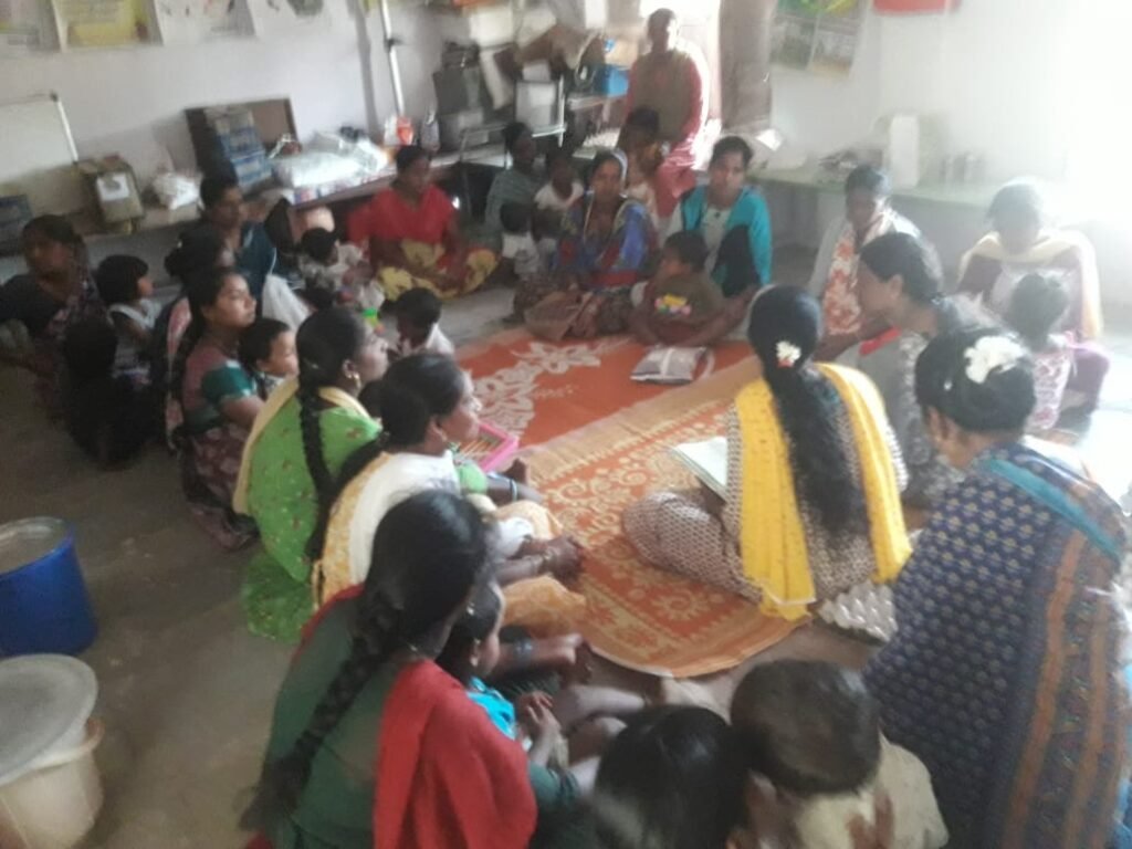 పౌష్టికాహారం ప్రతి మహిళకు అవసరం – అంగన్వాడీ సేవలు వినియోగించుకోవాలి   సర్పంచ్ ఎర్రల జానకి