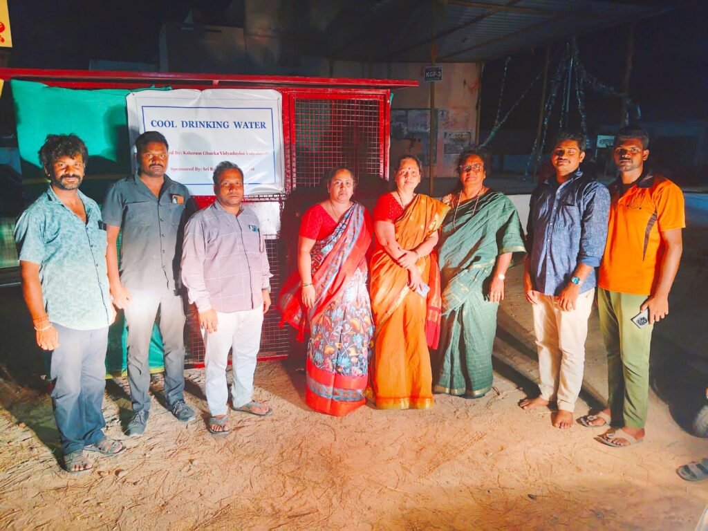 చలివేంద్ర కేంద్రాన్ని ప్రారంభించిన – శ్రీరామ్ చారిటబుల్ ట్రస్ట్