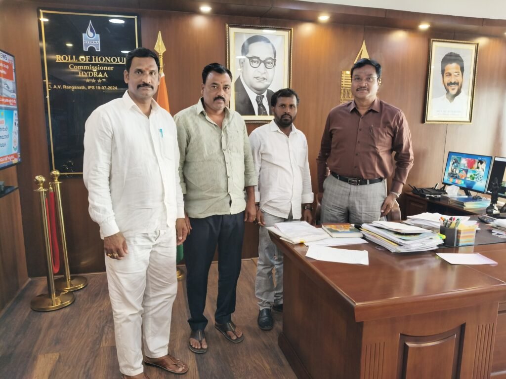 యంనంపేట్ చెక్ డ్యామ్ సమస్యపై హైడ్రా కమిషనర్‌కు వినతి
