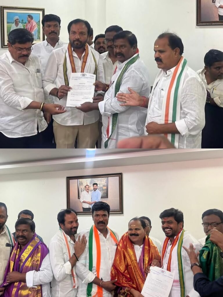 కొందుర్గు మండల అధ్యక్షులుగా నియామక పత్రం అందుకున్న కొగురి పురుషోత్తం రెడ్డి