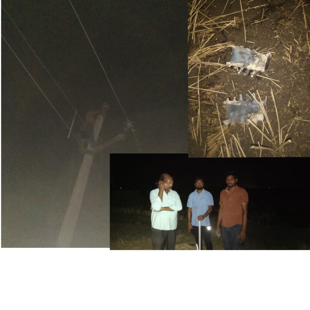132/33 కేవి విద్యుత్ లైన్ పునరుద్ధరణలో విద్యుత్ అధికారుల కృషి విజయం ” గ్రామ ప్రజలకు నిరంతర విద్యుత్ సేవలందిస్తున్న లైన్ మెన్ మల్లయ్య”