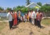 మొక్కలు నాటిన బిజెపి నాయకులు