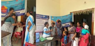 పల్స్ పోలియో కార్యక్రమాన్ని ప్రారంభించిన – గ్రామ సర్పంచ్ ఎర్రల జానకి -రాజు
