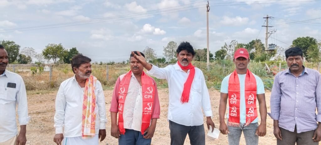 సర్వే నెంబర్ 4లో గతంలో నిర్మించిన చెక్ డ్యామ్ ఎక్కడ:-సిపిఐ ప్రశ్న