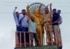 ధర్మపురిలో ఘనంగా అంబేద్కర్ స్మరణ: పాల్గొన్న ఎస్ఐ మహేష్