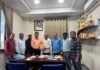 జిల్లా విద్యాధికారికి టీఆర్టీఎఫ్ ఘన స్వాగతం