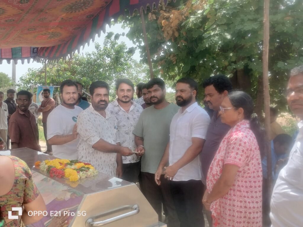 యువకుడి మృతికి సింగిరెడ్డి శ్రీకాంత్ రెడ్డి ప్రగాఢ సానుభూతి