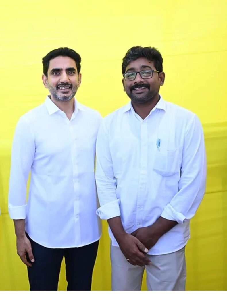 ఐటీ మంత్రి నారా లోకేష్‌ను మర్యాదపూర్వకంగా కలిసిన పోరుమామిళ్ల బీజేపీ అధ్యక్షుడు నాగేంద్ర 