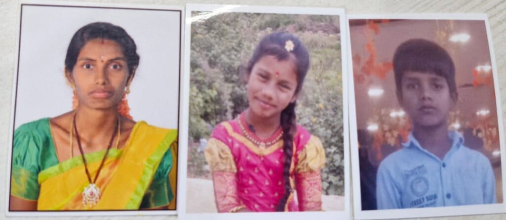 కుటుంబ కలహాలతో ఇద్దరు పిల్లలను తీసుకుని మహిళ అదృశ్యం