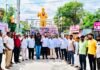 276వ నిత్య పూలమాల కార్యక్రమం లో పాల్గొన్న కందకట్ల సందీప్ రెడ్డి