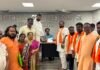 గోమాతను జాతీయ జంతువుగా ప్రకటించాలని కలెక్టర్కు వినతిపత్రం