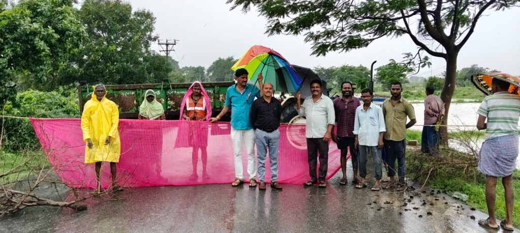 జైపూర్ మండలంలో భారీ వర్షాలు