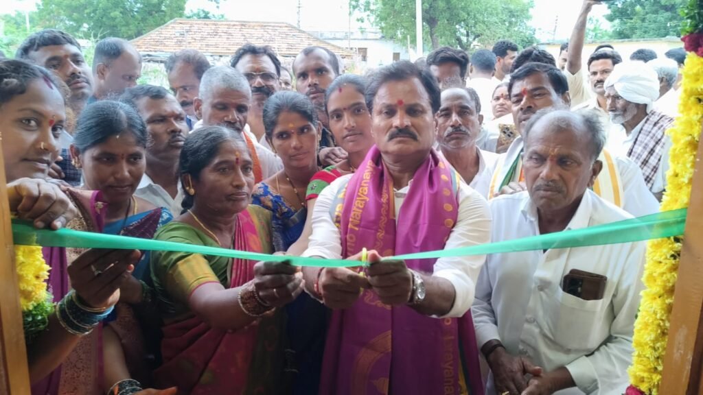 నూతన గ్రామపంచాయతీ కార్యాలయం ప్రారంభం