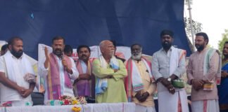 వరంగల్ వేయి స్తంభాల గుడిలో అర్చకుల భారీ సమావేశం: సమస్యల పరిష్కారానికి ఎమ్మెల్యే నాయిని రాజేందర్ రెడ్డి హామీ