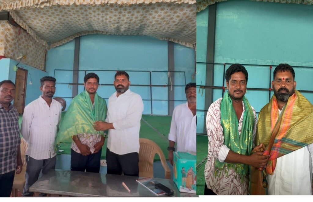 గుగ్గిళ్ల గ్రామశాఖ కాంగ్రెస్ పార్టీ అధ్యక్షుడిగా దూశెట్టి ప్రశాంత్ రెడ్డి