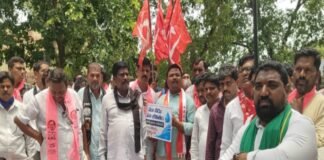 “ప్రజల ప్రాణాలతో చెలగాటమాడుతున్న ఇథనాల్ పరిశ్రమలు”- కాలుష్యానికి వ్యతిరేకంగా అఖిలపక్షం భారీ నిరసన.. ఫ్యాక్టరీలు మూసివేయాలని డిమాండ్