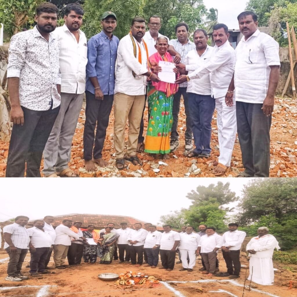 కాంగ్రెస్  ప్రభుత్వంతోనే పేదల సొంతింటి కల సాకారం…. కాంగ్రెస్ పార్టీ మండల అధ్యక్షులు లింగాల శ్రీనివాస్