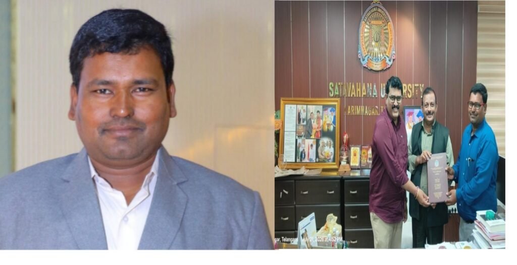 బెజ్జంకి మండలానికి అరుదైన గౌరవం…గూడెం గ్రామానికి చెందిన బోనాల అనిల్‌కు పీహెచ్‌డీ