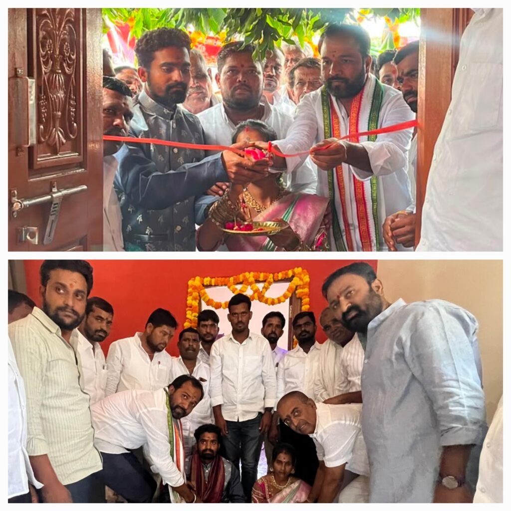 గ్రామాల్లో అర్హులైన ప్రతిఒక్కరికి ఇందిరమ్మ ఇళ్లు ప్రజా ప్రభుత్వానికి పేదరికమే ప్రత్యేక కొలమానం  కొందుర్గు మండల కాంగ్రెస్ పార్టీ అధ్యక్షులు కోగురి పురుషోత్తం రెడ్డి