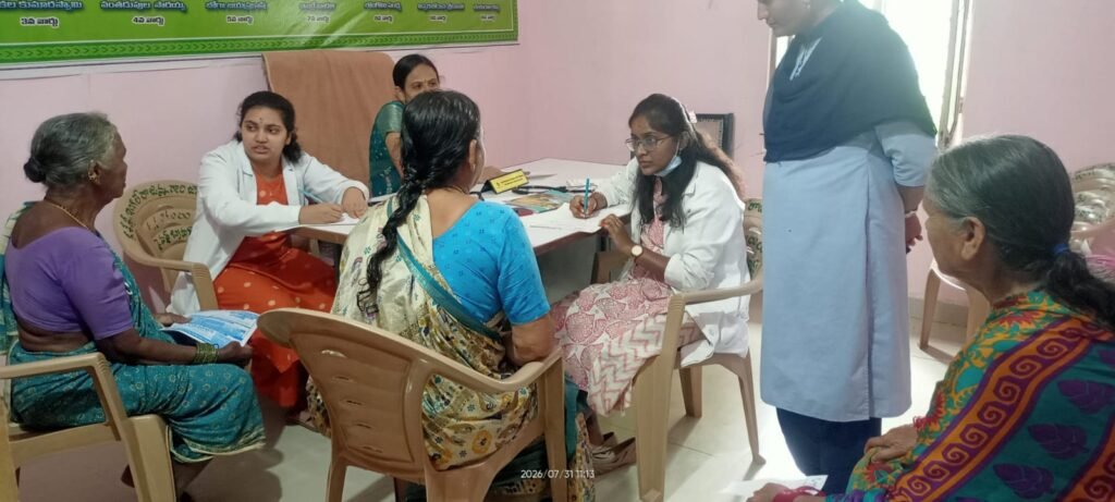 బాలవికాస ఆధ్వర్యంలో శ్రీరాములపల్లి గ్రామంలో ఉచిత వైద్య శిబిరం<br>