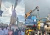 షాద్నగర్ చౌరస్తా విస్తరణకు సహకారం.. వైఎస్ఆర్ విగ్రహం గౌరవప్రదంగా తొలగింపు