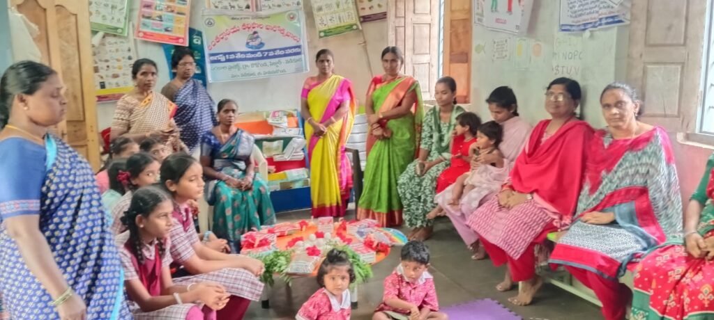 కౌకొండ గ్రామంలో ఘనంగా తల్లిపాల వారోత్సవాలు నిర్వహించారు.