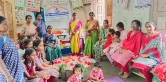 కౌకొండ గ్రామంలో ఘనంగా తల్లిపాల వారోత్సవాలు నిర్వహించారు.