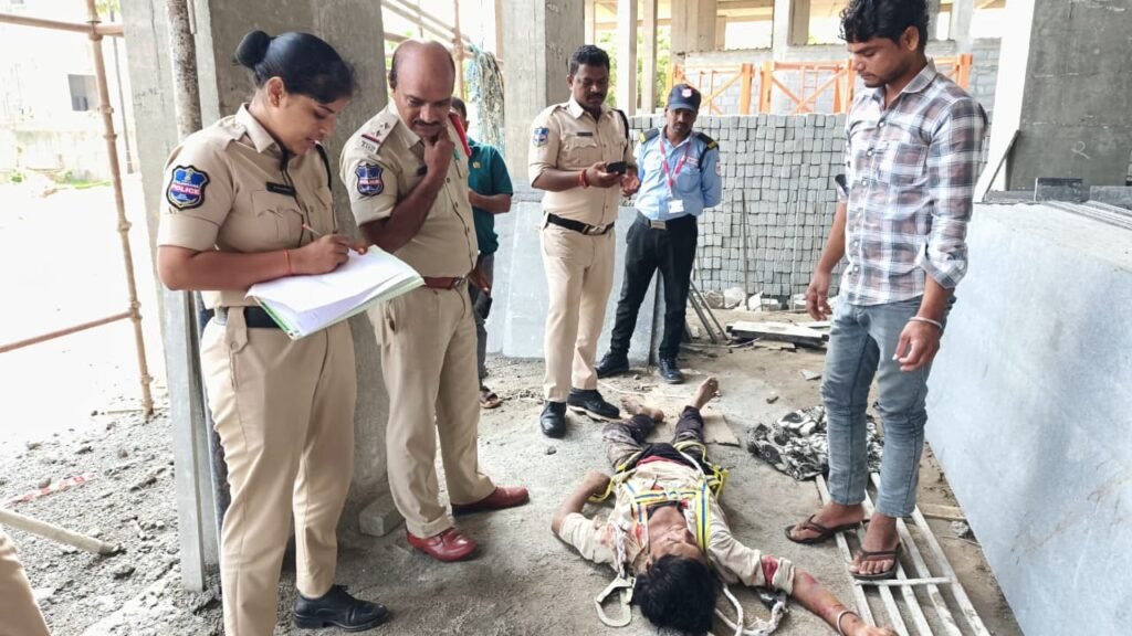 15వ అంతస్తు నుంచి పడి భవన నిర్మాణ కార్మికుడు మృతి