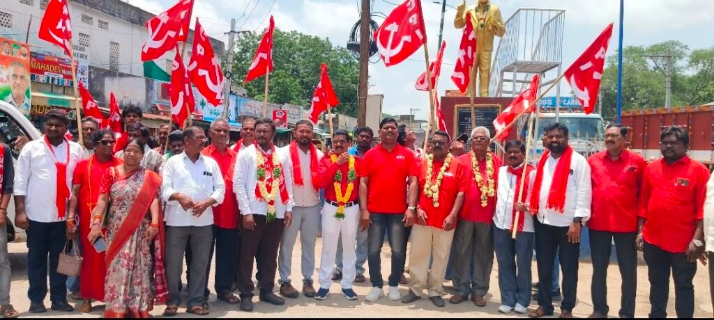 ప్రజా, కార్మిక వ్యతిరేక బీజేపీని ఓడించాలి: సీపీఐ రాష్ట్ర నాయకులు కలవేన శంకర్