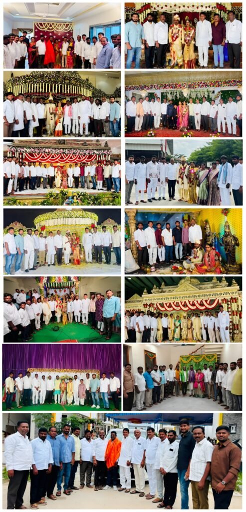 పలు వివాహ,గృహ ప్రవేశ శుభకార్యాలలో పాల్గొన్న ఎమ్మెల్సి నవీన్ రెడ్డి