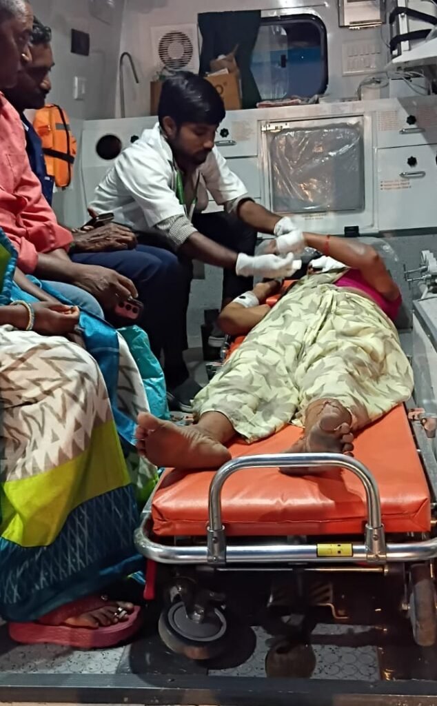 అడవి జంతువు దాడిలో మహిళకు గాయాలు