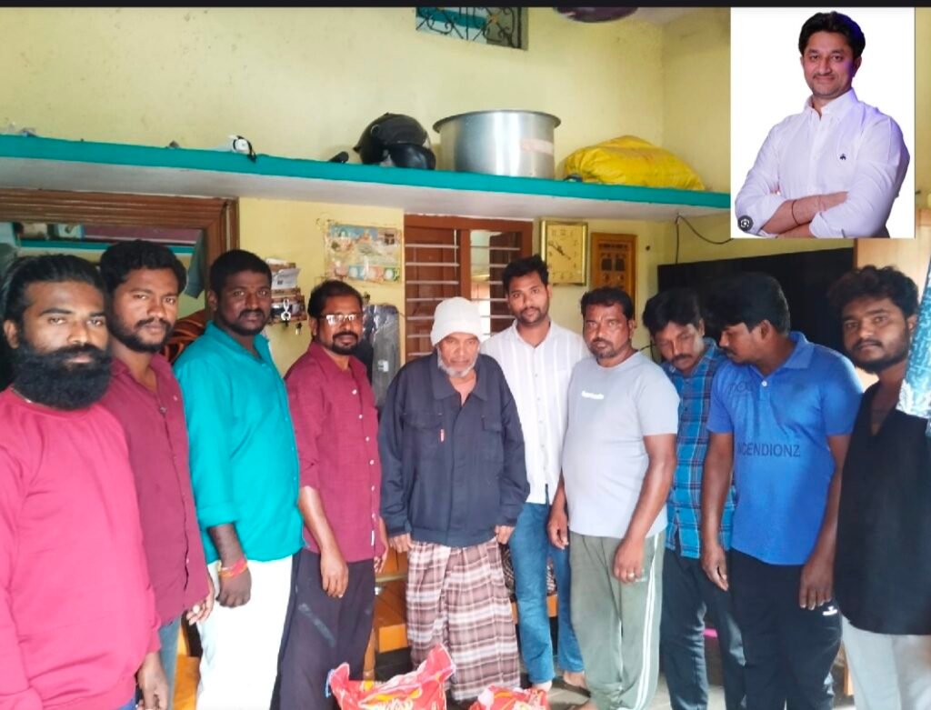 అలీమా కుటుంబానికి వంగ రాజేశ్వర్ రెడ్డి ఆపన్నహస్తం  50 కిలోల బియ్యం తక్షణ సాయం.. కష్టకాలంలో అండగా ఉంటానని భరోసా