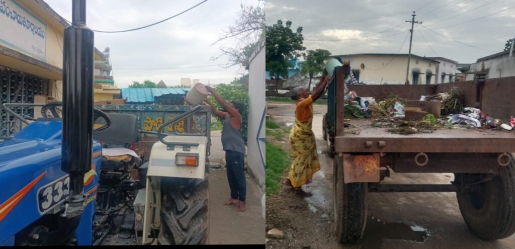 తడి–పొడి చెత్త వేరు చేయండి.. గ్రామపంచాయతీకి సహకరించండి! గ్రామ పరిశుభ్రతకు ప్రజల సహకారం తప్పనిసరి: సర్పంచ్, పాలకవర్గం